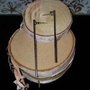 Sterling Silver Bar Earrings